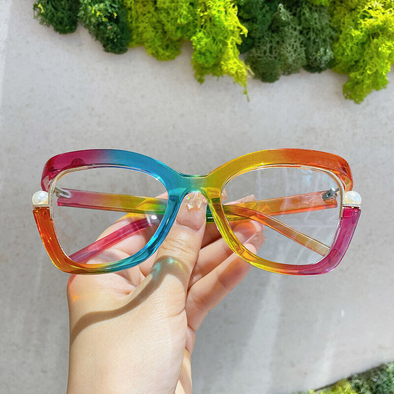 Halona Cat Eye Rainbow Glasses