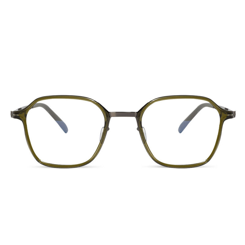 Lunettes de Vue Coli Géométrique Vert