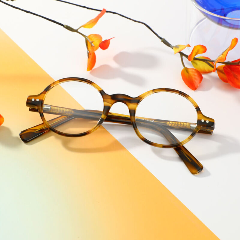 Crane Runde Schildkröte Brille