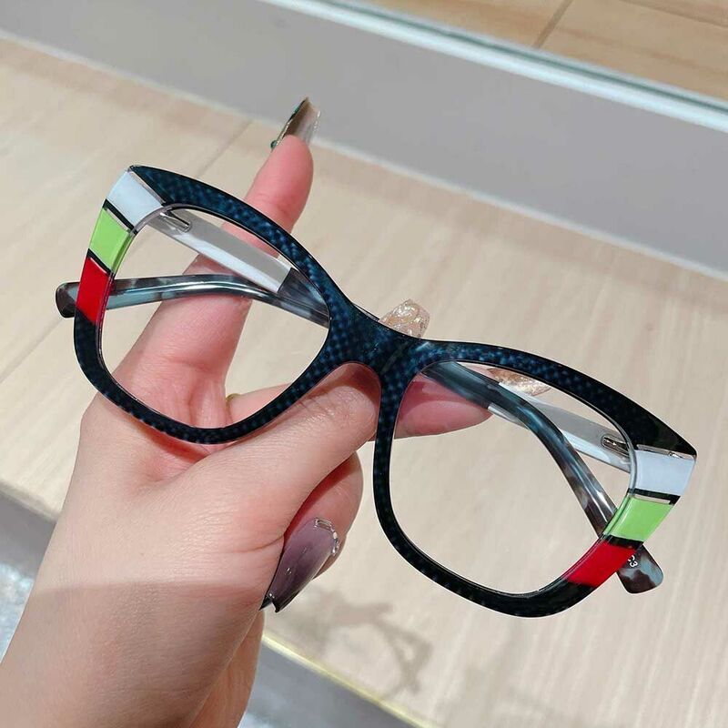 Andrew Cat Eye Black Glasses