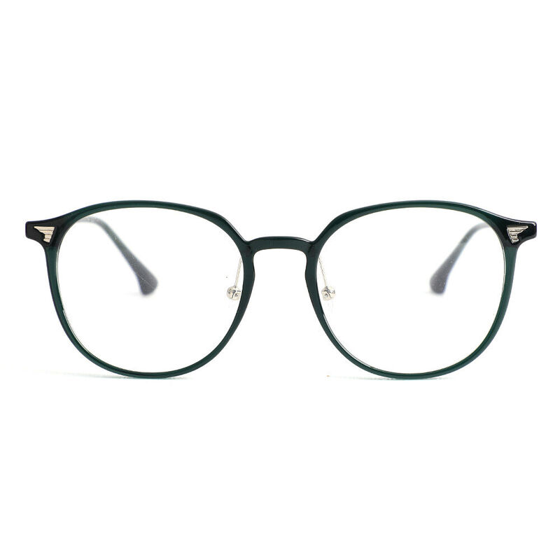 Arlene Runde Grüne Brille