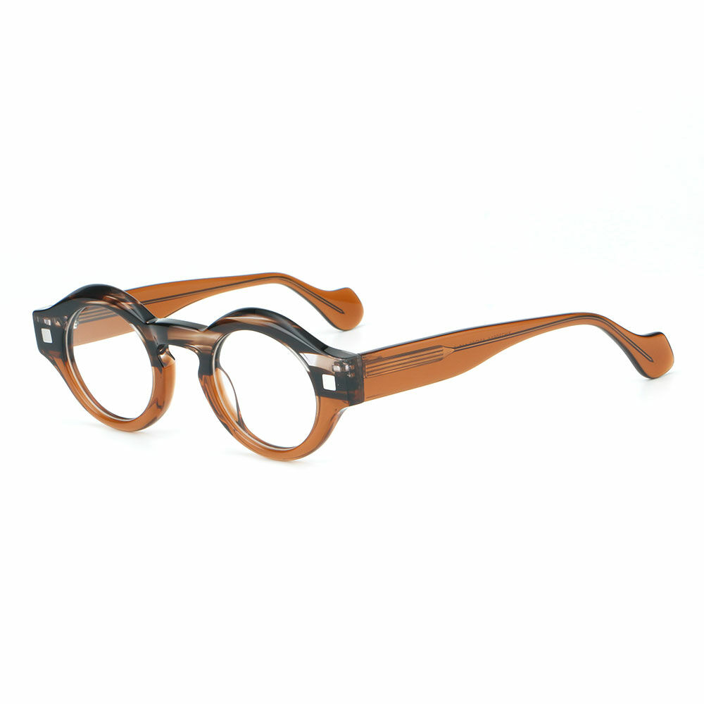Beatr Round Brown Glasses