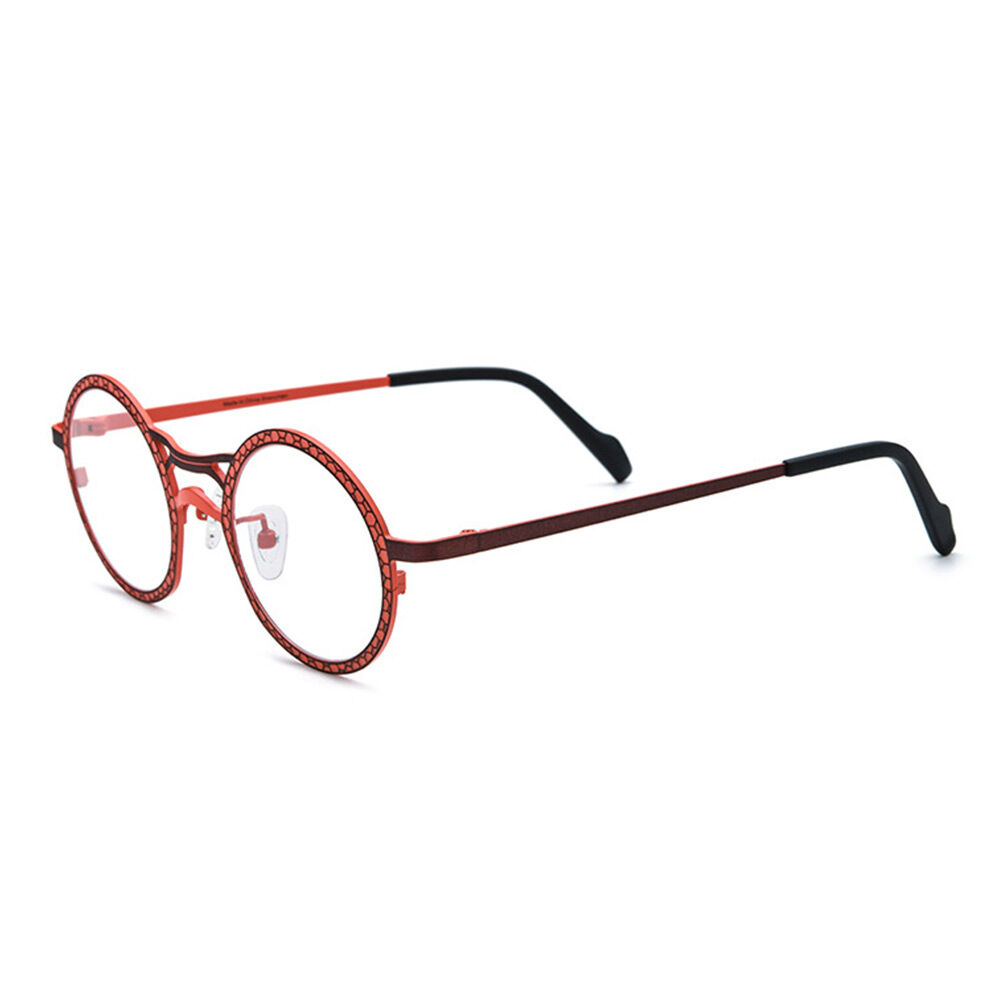 Bart Round Red Glasses