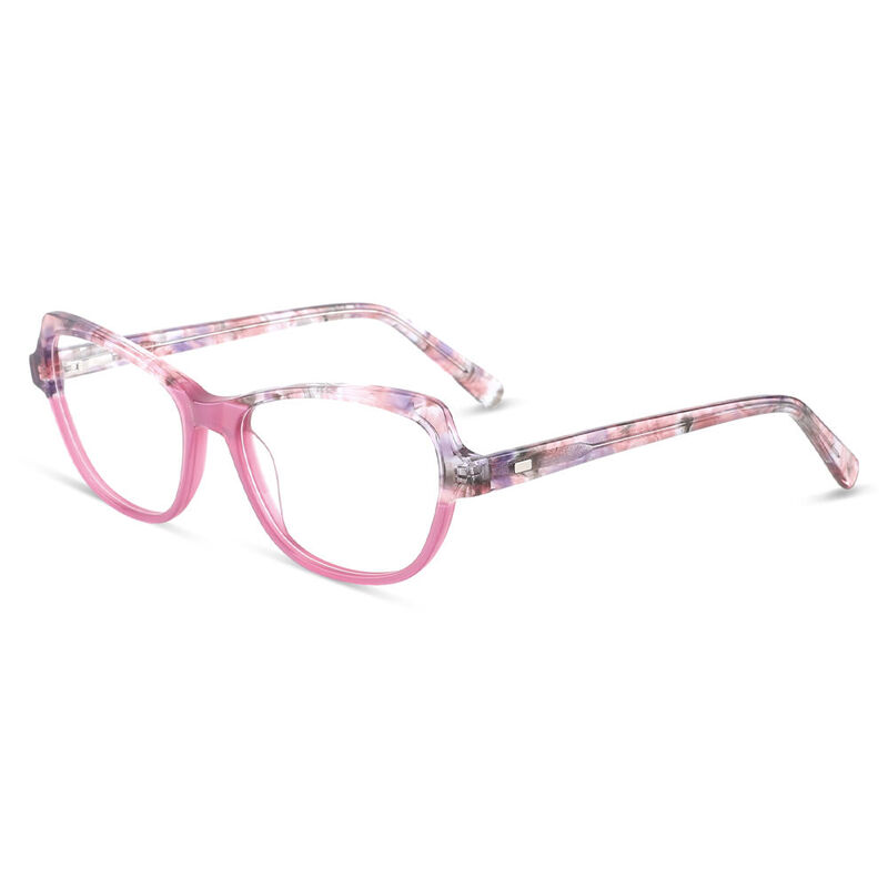 Cornelia Cat Eye Pink Glasses
