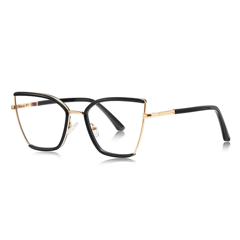 Gail Cat Eye Black Glasses