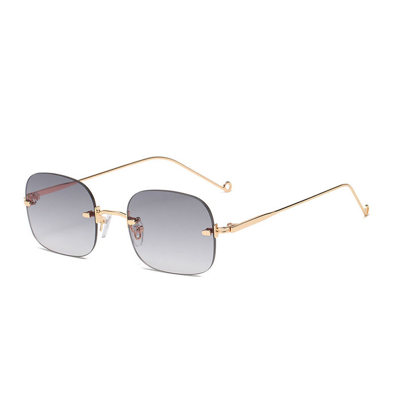 Audrey Square Gray Sunglasses