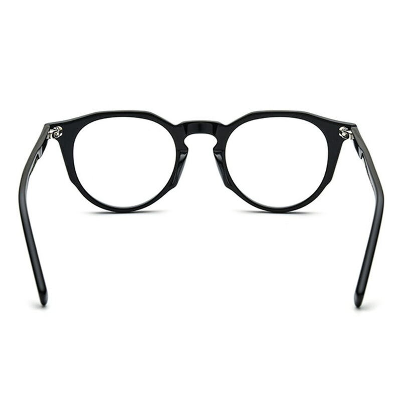 Beverly Round Black Glasses