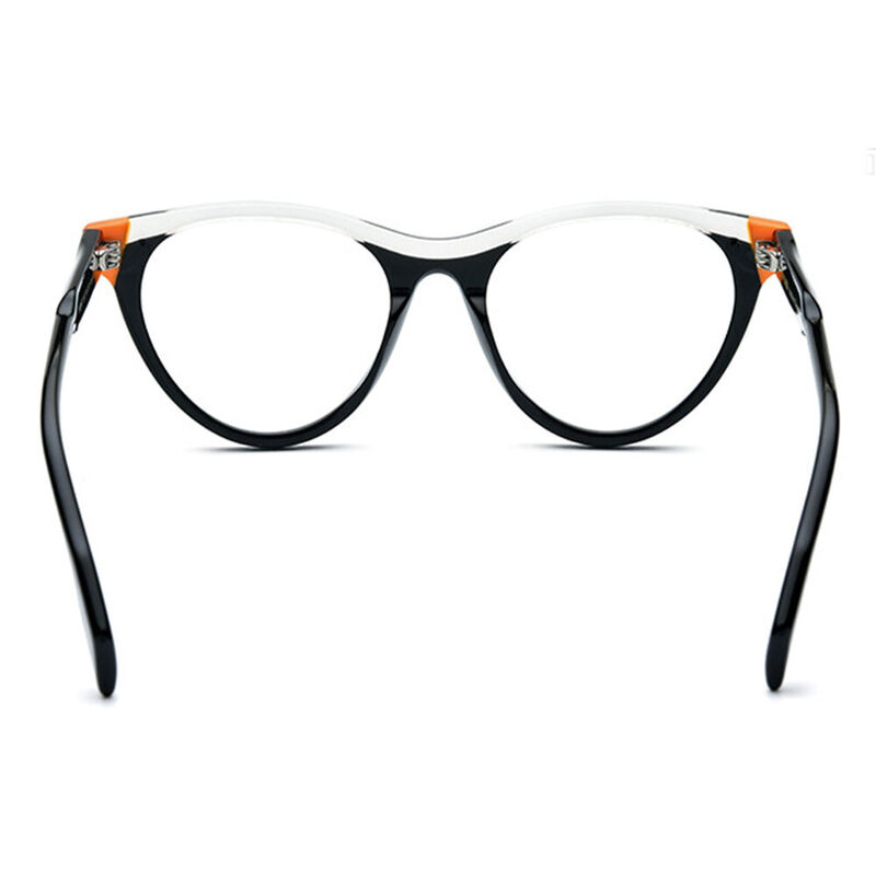 Attlee Cat Eye Black Glasses
