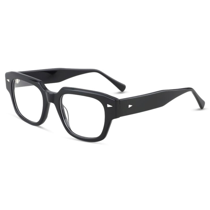 Blanco Square Black Glasses