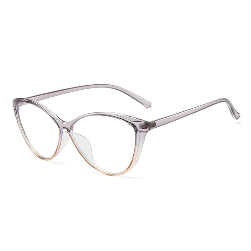 Alva Cat Eye Gray Glasses
