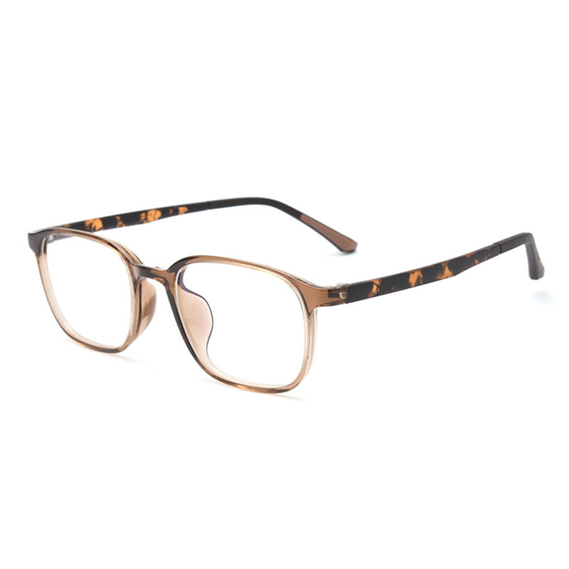 Joseph Rectangle Brown Glasses