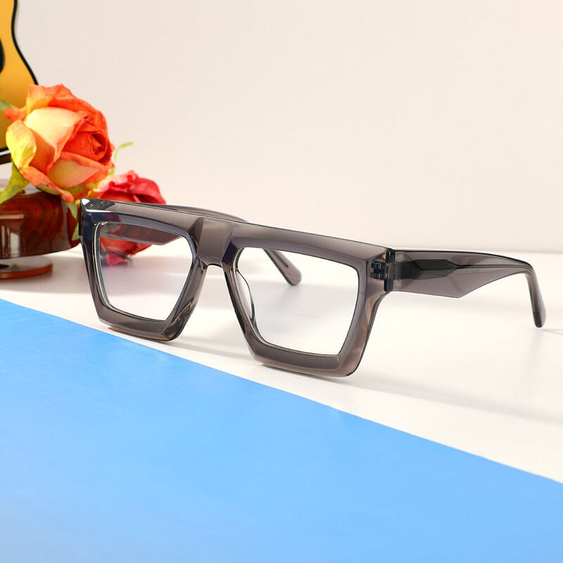 Duncan Aviator Grey Glasses