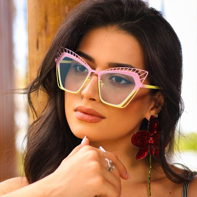 Eisenhowe Cat Eye Pink Glasses