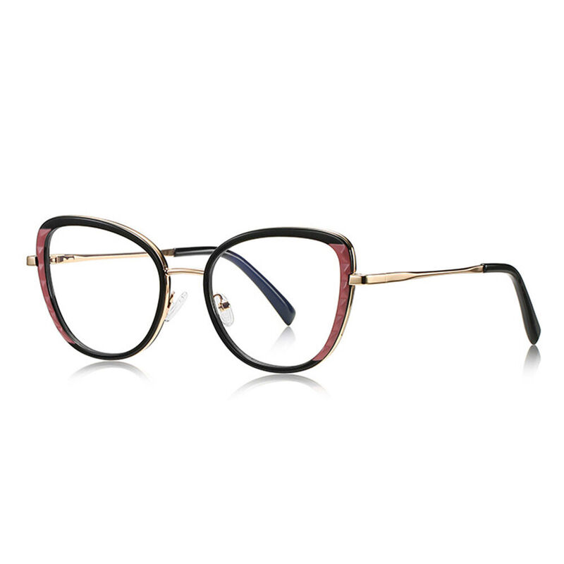 Sharon Cat Eye Schwarze Brillen