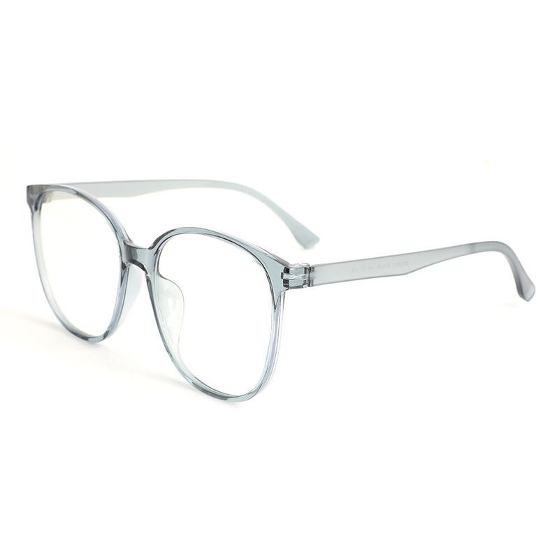 Evangeline Quadratische Blaue Brille