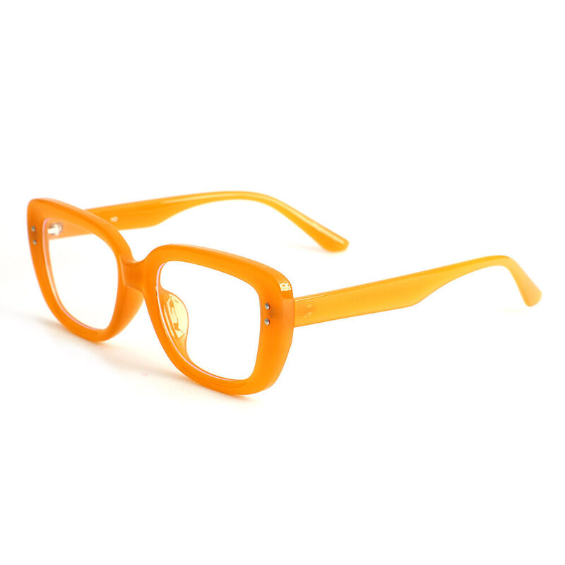 Occhiali da Vista Wallis Rettangolare Arancione