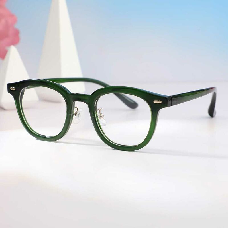 Brian Quadratische Grüne Brille