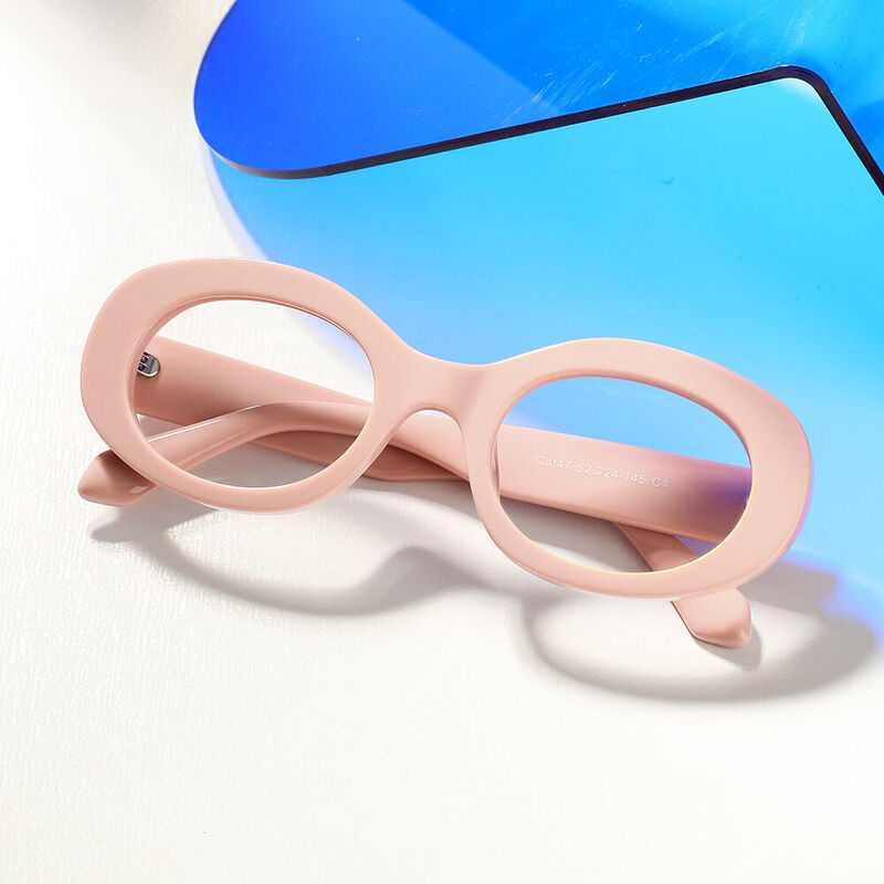 Donahue Ovale Rosa Brille