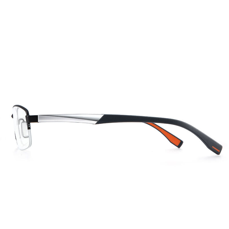 Contempo Rectangle Orange Glasses