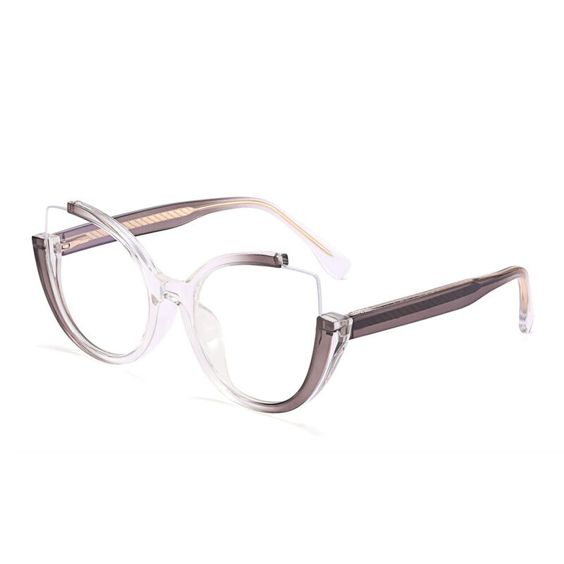 Kellee Cat Eye Gray Glasses