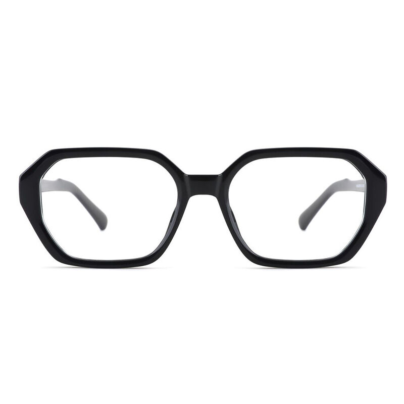 Baldwin Geometric Black Glasses
