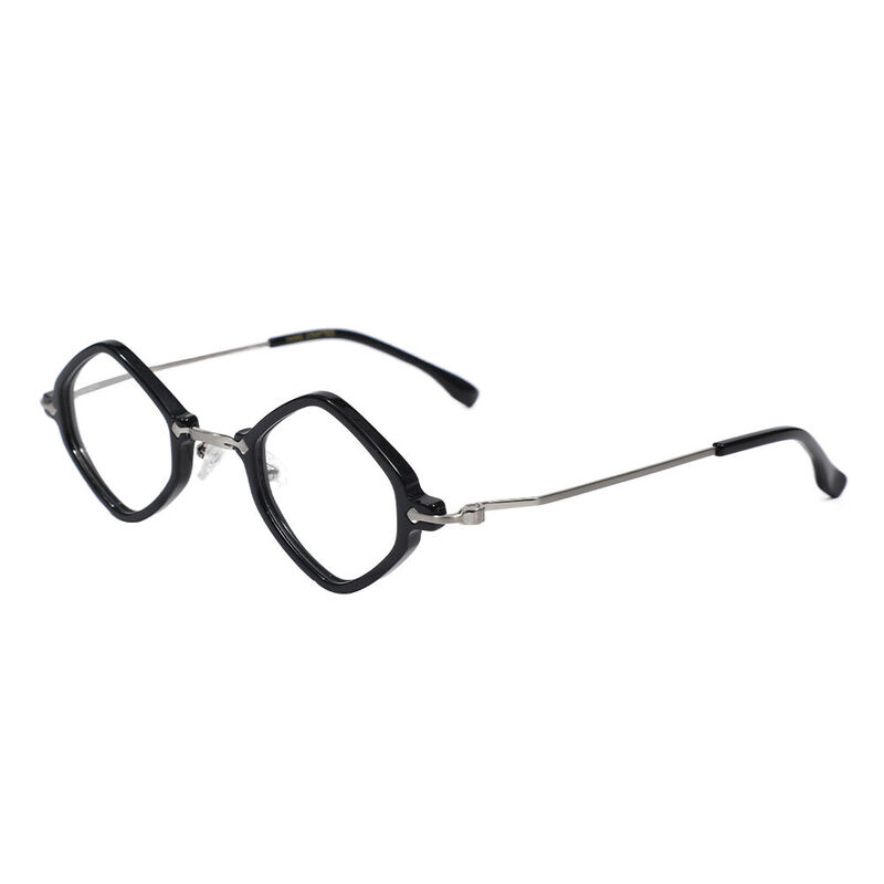 Beav Square Black Glasses