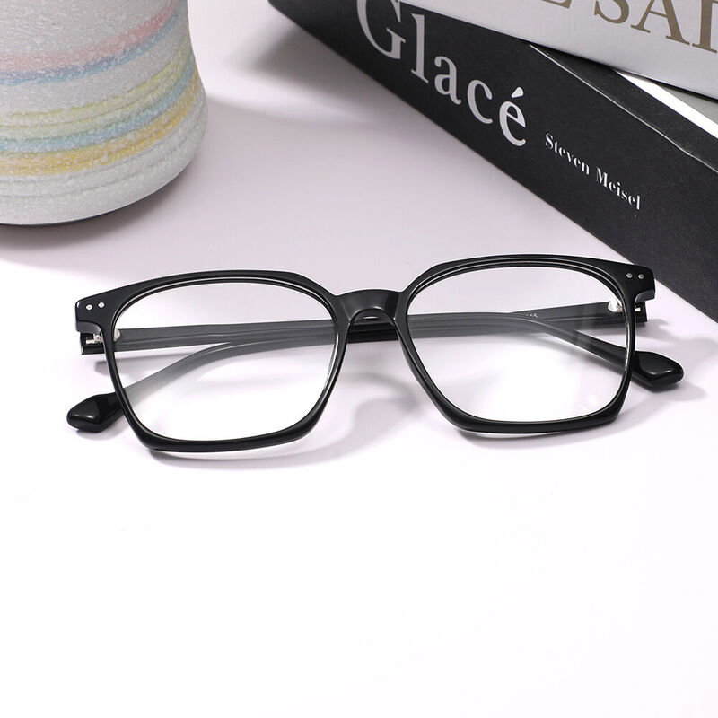 Clyoip Square Black Glasses