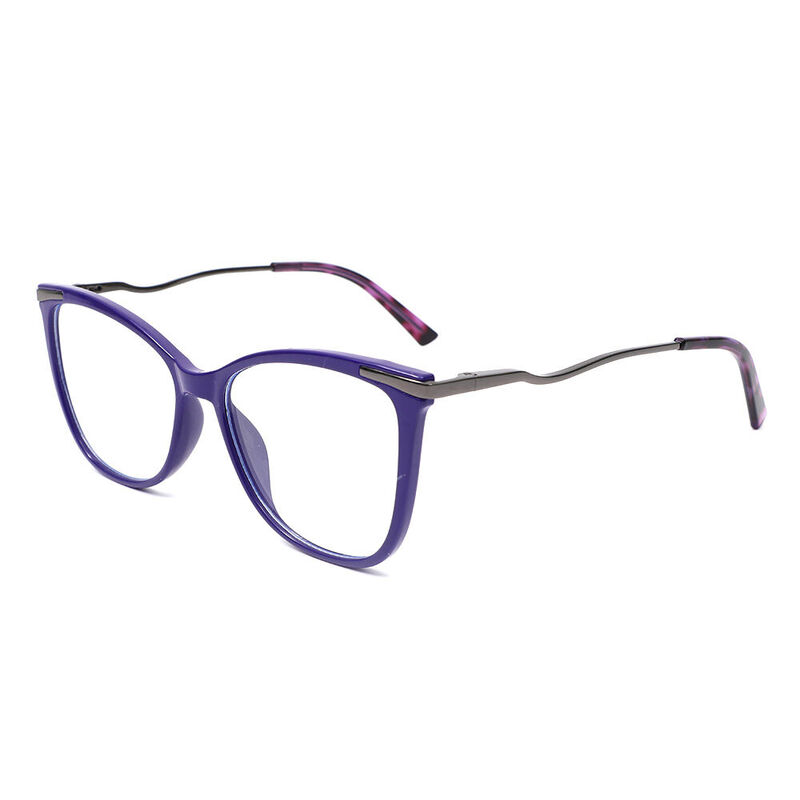 Edea Cat Eye Purple Glasses
