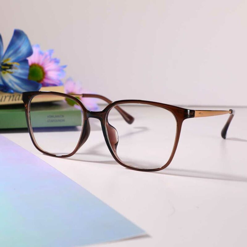 Conrad Square Brown Glasses