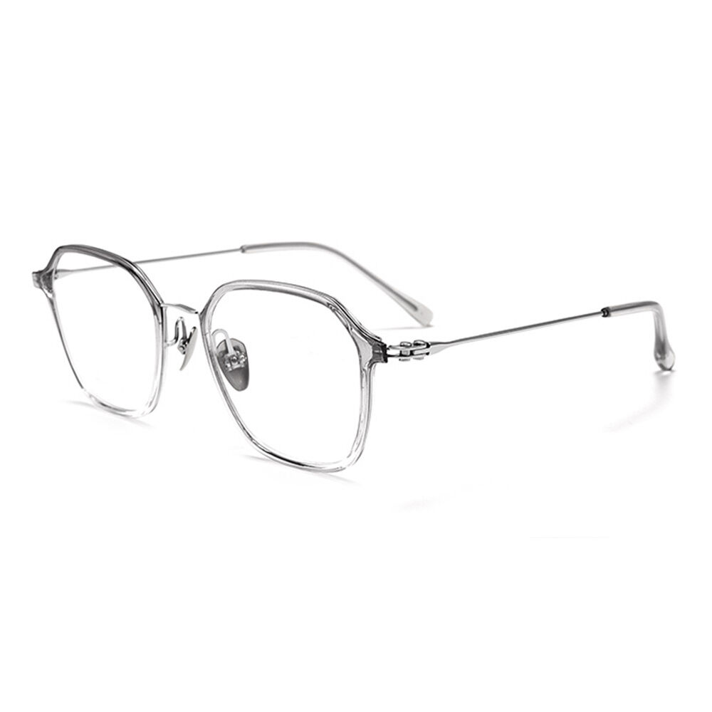 Elsie Geometric Clear Glasses