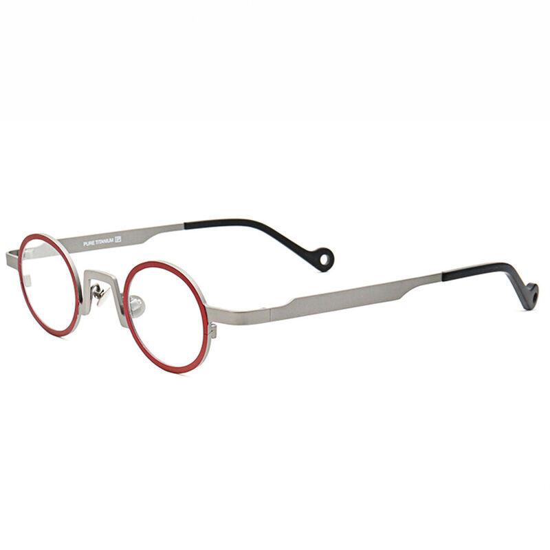 Arro Round Red Glasses