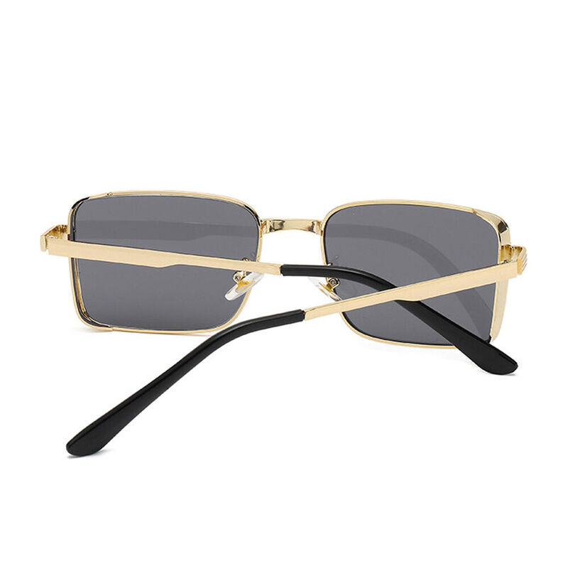 Bora Rectangle Black Sunglasses