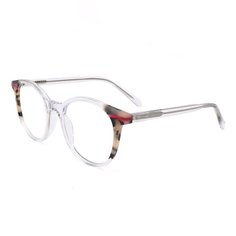 Pamez Round Clear Glasses