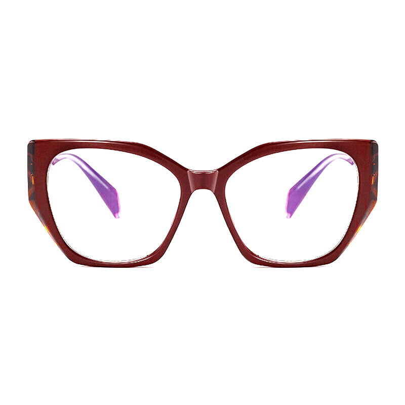 Lynn Cat Eye Red Glasses