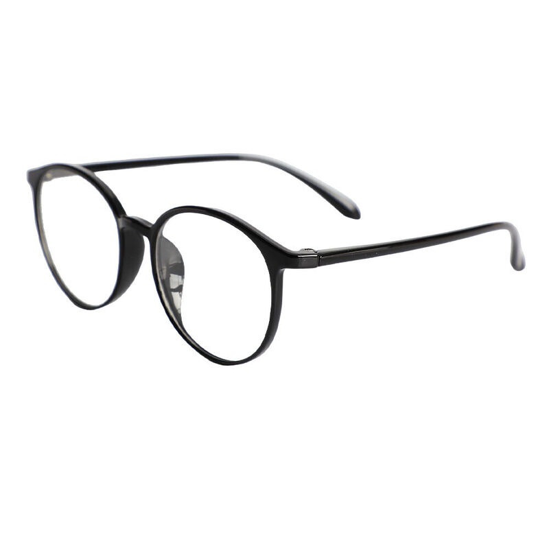 Ethel Runde Schwarze Brille