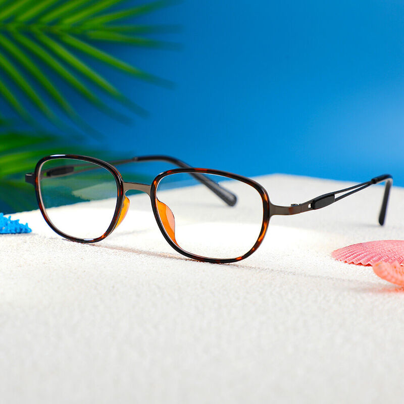 Lunettes de Vue Marjorie Rectangle Écaille