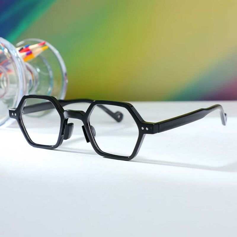 Lunettes de Vue Burgess Géométrique Noir