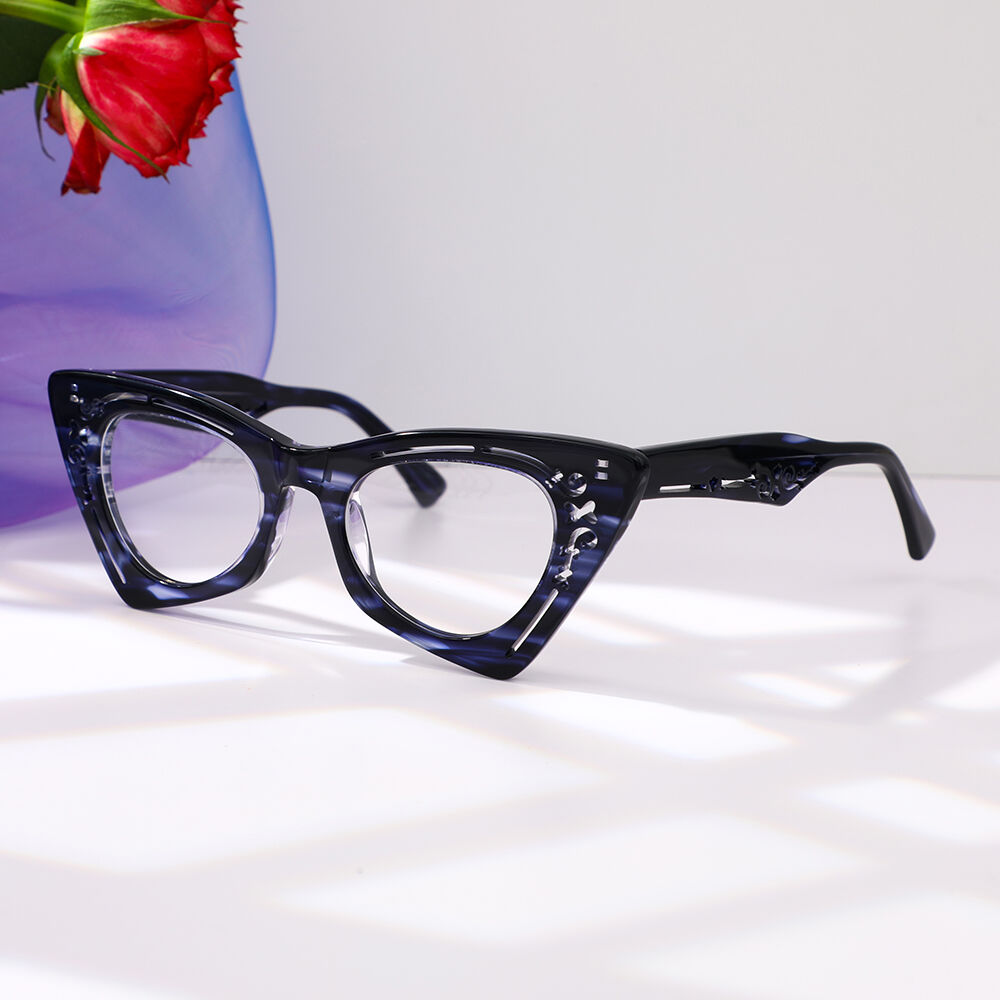 Lunettes de Vue Aldrida Cat Eye Bleu