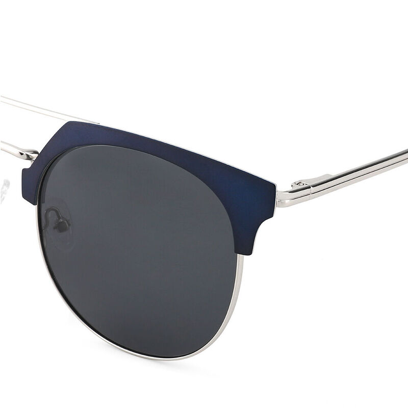 Barkeley Aviator Blue Sunglasses