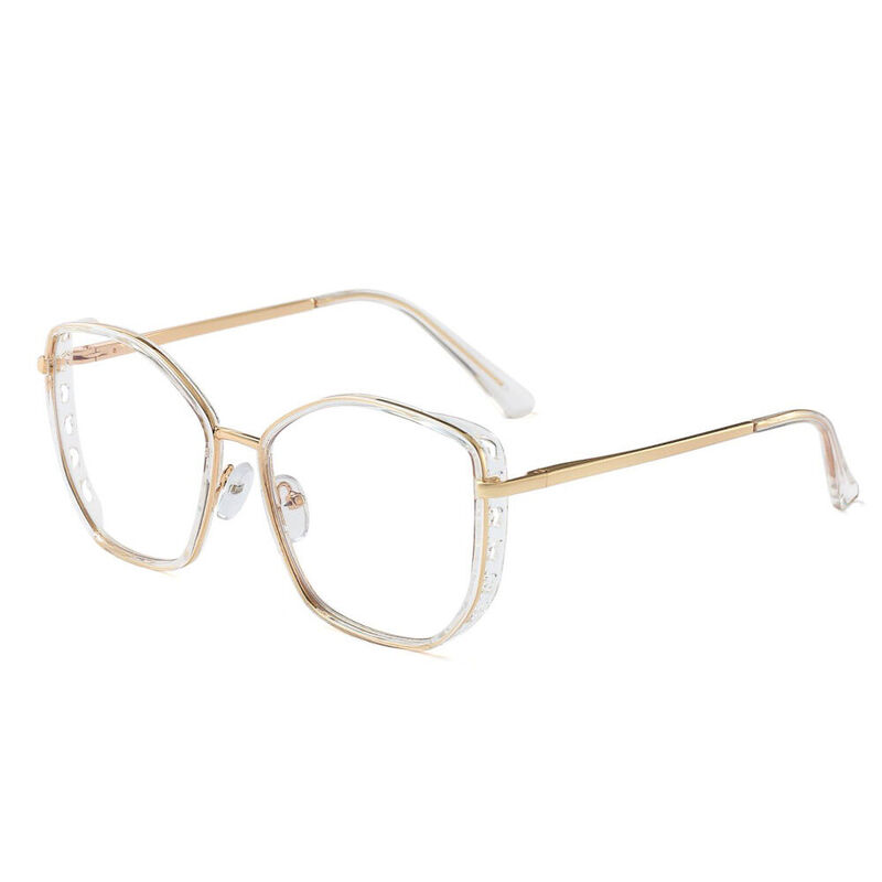 Adriaan Geometric Clear Glasses