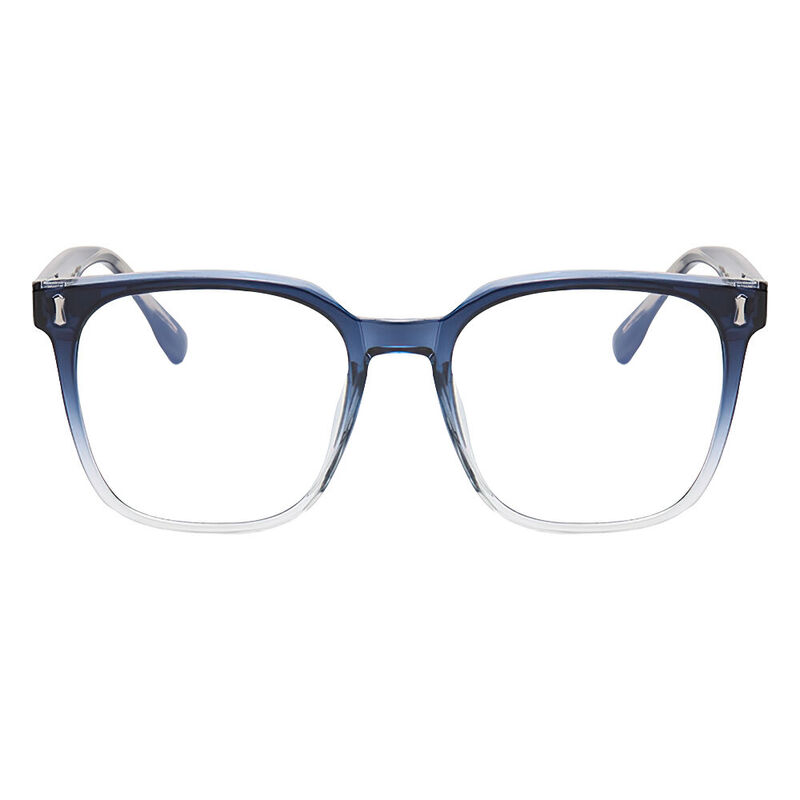 Tower Square Blue Glasses