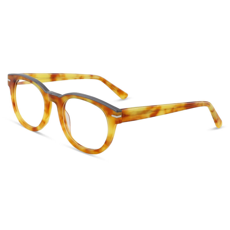 Ewart Round Orange Glasses