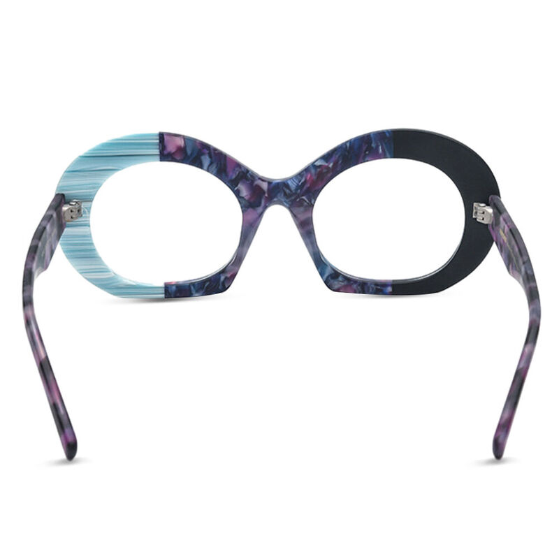 Camp Oval Black Glasses