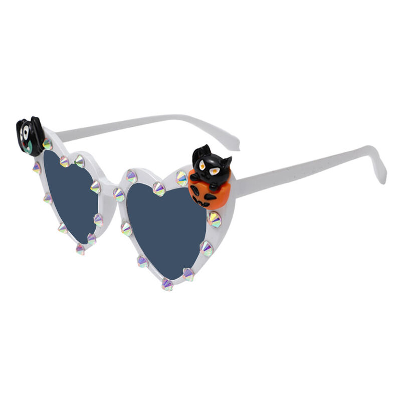 Cedriea Cat Eye Bat Sunglasses
