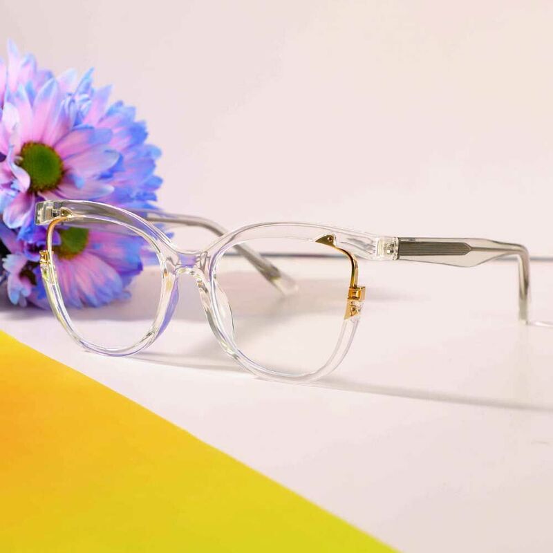 Sainsbu Cat Eye Clear Glasses