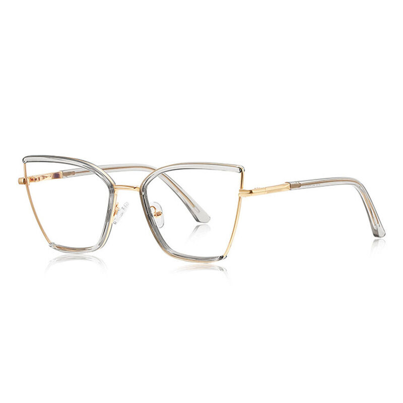 Gail Cat Eye Grey Glasses