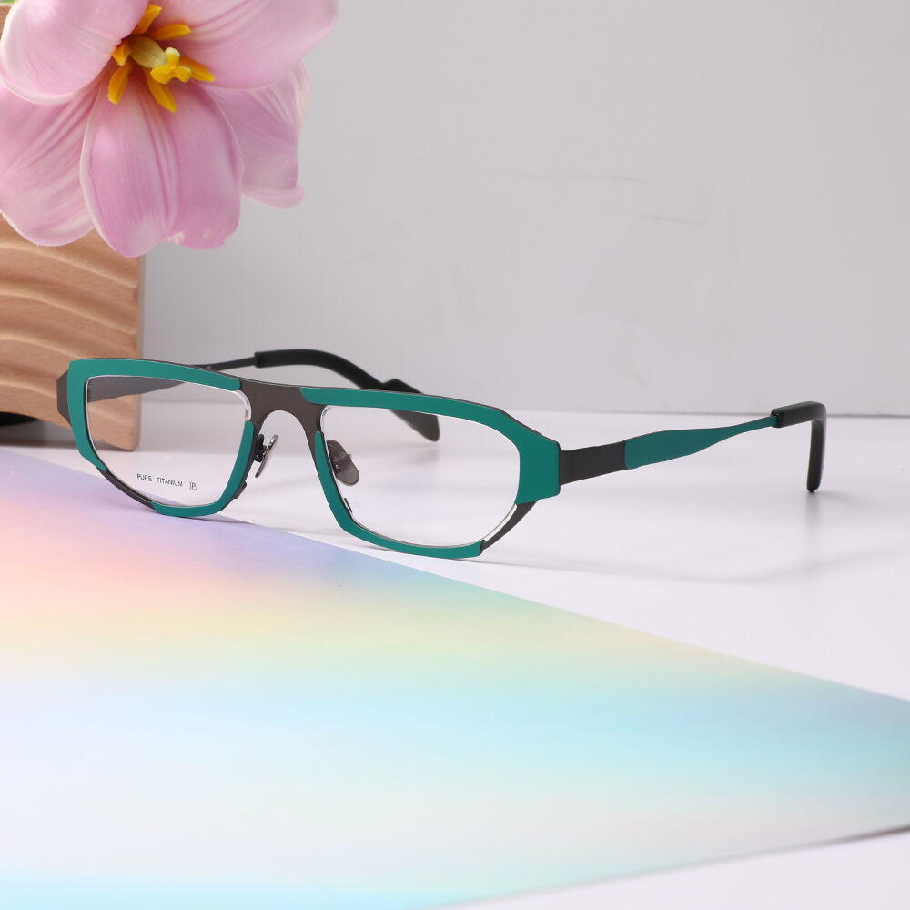 Deliaoa Rectangle Green Glasses