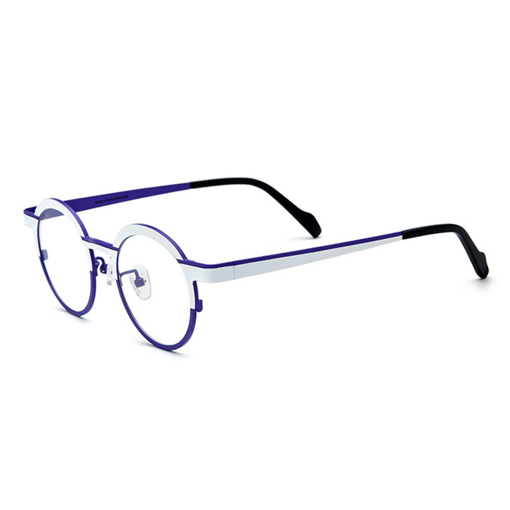 Blume Runde Lila Brille