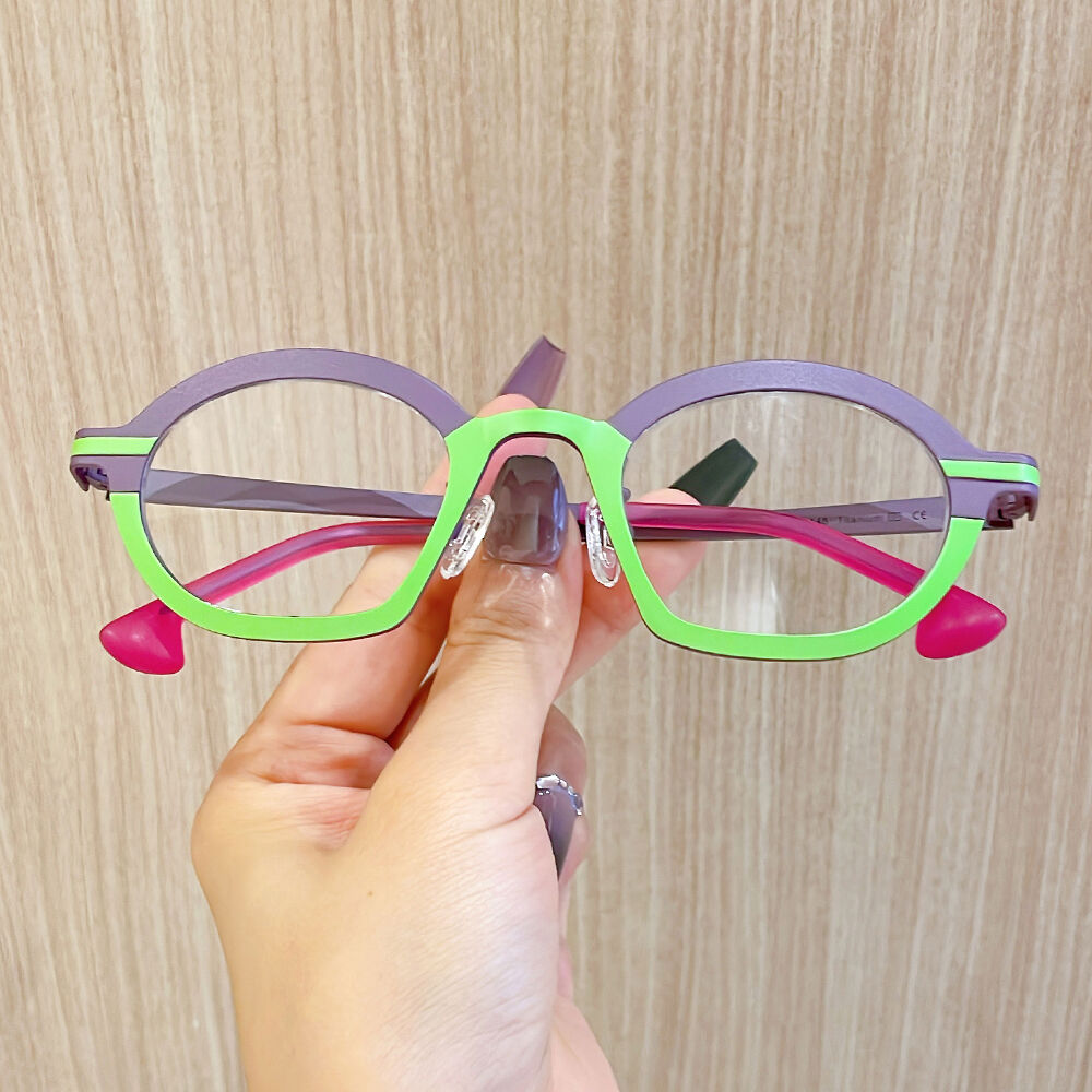 Bartholom Ovale Lila Brille