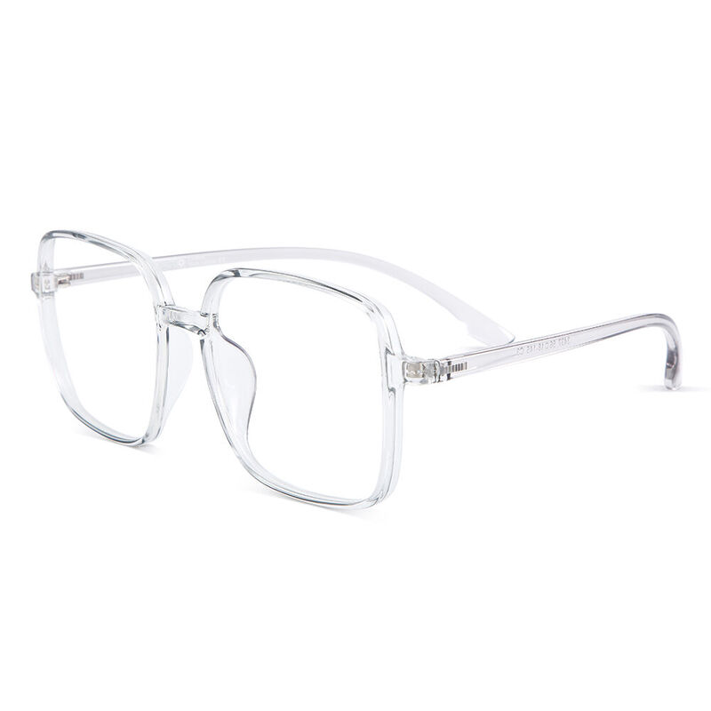 Visiona Square Clear Grey Glasses